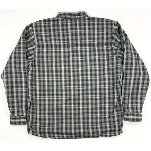 Simms Mens Shirt Fishing Guide Thermal Waffle Fleece Lined Shacket Sz XL Black - Picture 5 of 13